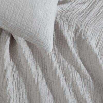 Washed Texture Cotton Jacquard Comforter Set, King
