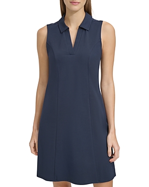 Shop Marc New York Collared Tennis Dress In Ink
