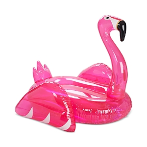 Funboy Inflatable Clear Pink Glitter Flamingo Float