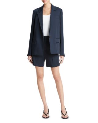 Vince - Soft One Button Blazer & Suiting Shorts