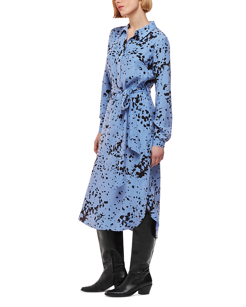 Whistles Smudged Spot Shirt Dress