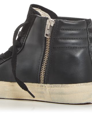 Women's Slide Embellished High Top Sneakers