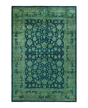 Shop Bloomingdale's Fine Vibrance M1494 Area Rug, 6'2 X 9'2 In Green