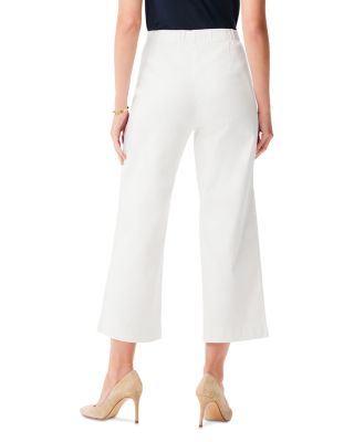 All Day Cropped Wide Leg Jeans in Paper White