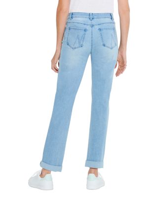 Mid Rise Girlfriend Jeans in Breeze & Atlantic
