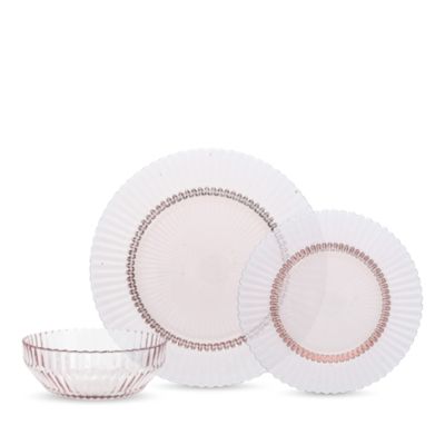 Fortessa - Archie Pink 12 Piece Dinnerware Set