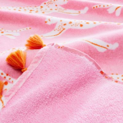 Leaping Leopard Beach Towel