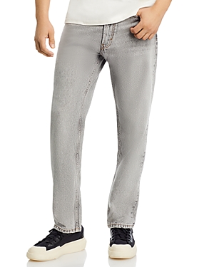 Shop Hugo 640 Straight Fit Jeans In Silver