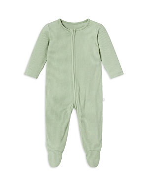 Mori Unisex Clever Zip Footie Pajamas - Baby In Sage