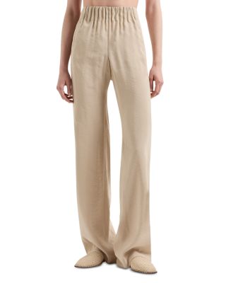 Emporio Armani - Elasticized Wide Leg Pants