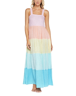 Shop Pq Swim Marlo Swim Cover-up Maxi Dress In Dolce