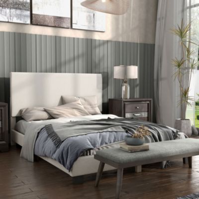 Furniture of America - Mira Boucle Queen Bed