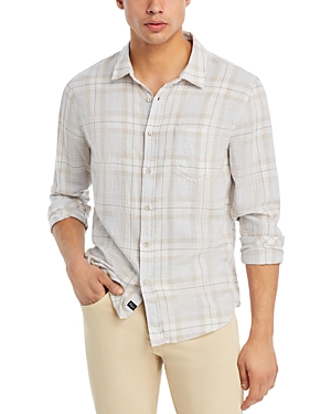 Shop Rails Wyatt Cotton Regular Fit Button Down Shirt In Tapir Agave Melange