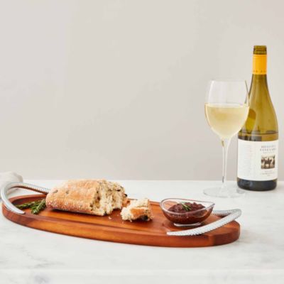 Braid Serving Board with Dish