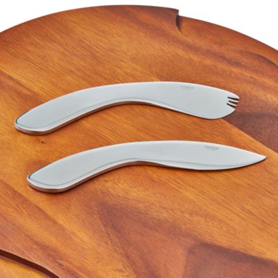 Cheese Block with Knife &amp; Spreader by Namb&amp;eacute;