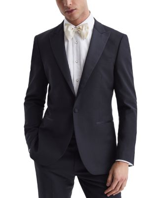 REISS - Poker Modern Fit Satin Peak Lapel Blazer