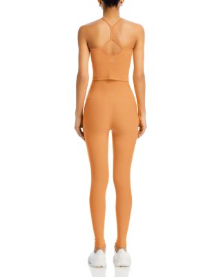 Spacedye Slim Racerback Cropped Tank in Marmalade Heather	