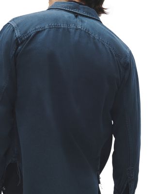 Denim Engineered Shirt Jacket