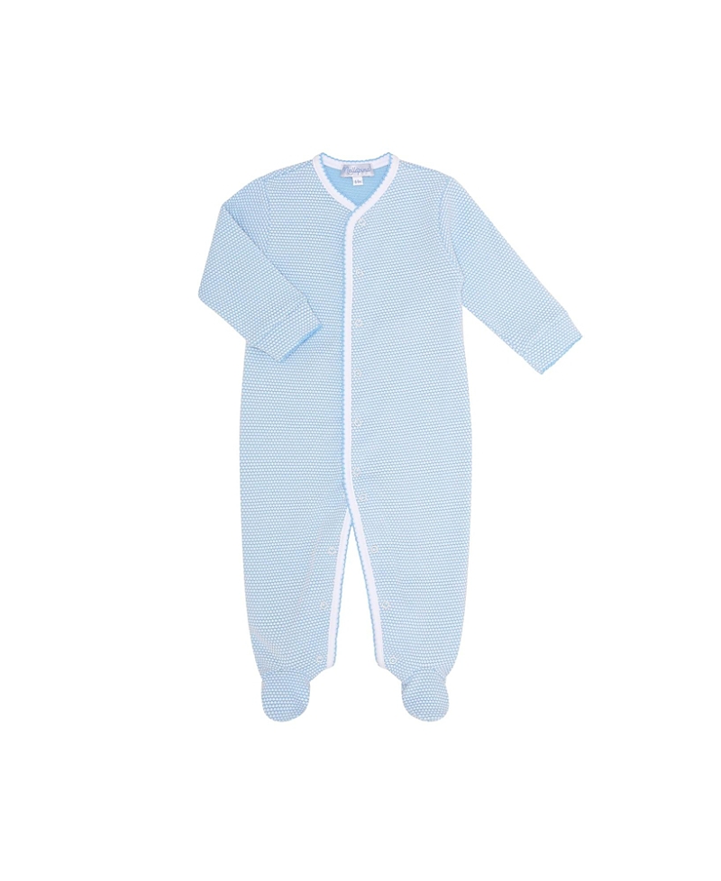 Nellapima Blue Bubble Footie - Baby In Blue