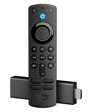 Shop Amazon Fire Tv Stick 4k Streaming Media Player (2021 Edition) In Black