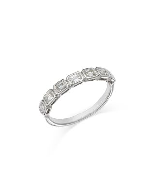 Bloomingdale's Fine Collection Diamond Emerald Cut Band in 14K White Gold, 0.65 ct. t. w.