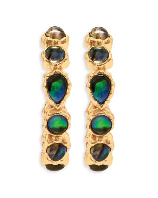 Aurora Medium Hoop Earrings