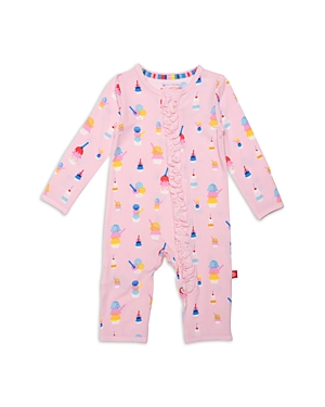 Shop Magnetic Me Girls' Pink Sundae Printed Coverall - Baby