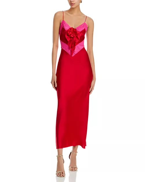 serita silk slip dress