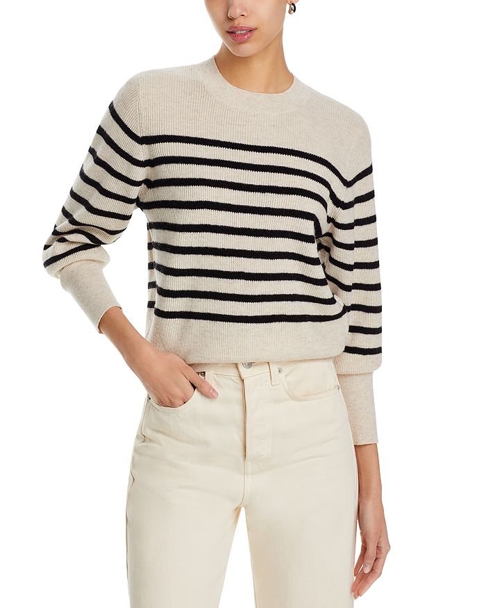 VANESSA BRUNO Astrid Merino Wool Stripe Sweater | Bloomingdale's