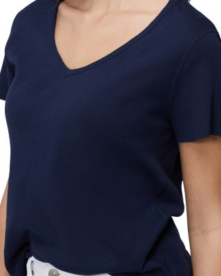 Cotton V Neck Tee