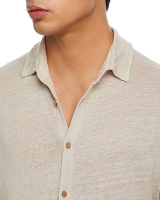 Ola Linen Knit Regular Fit Button Down Shirt