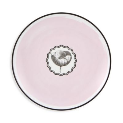 Herbariae by Christian Lacroix Pink Dessert Plate