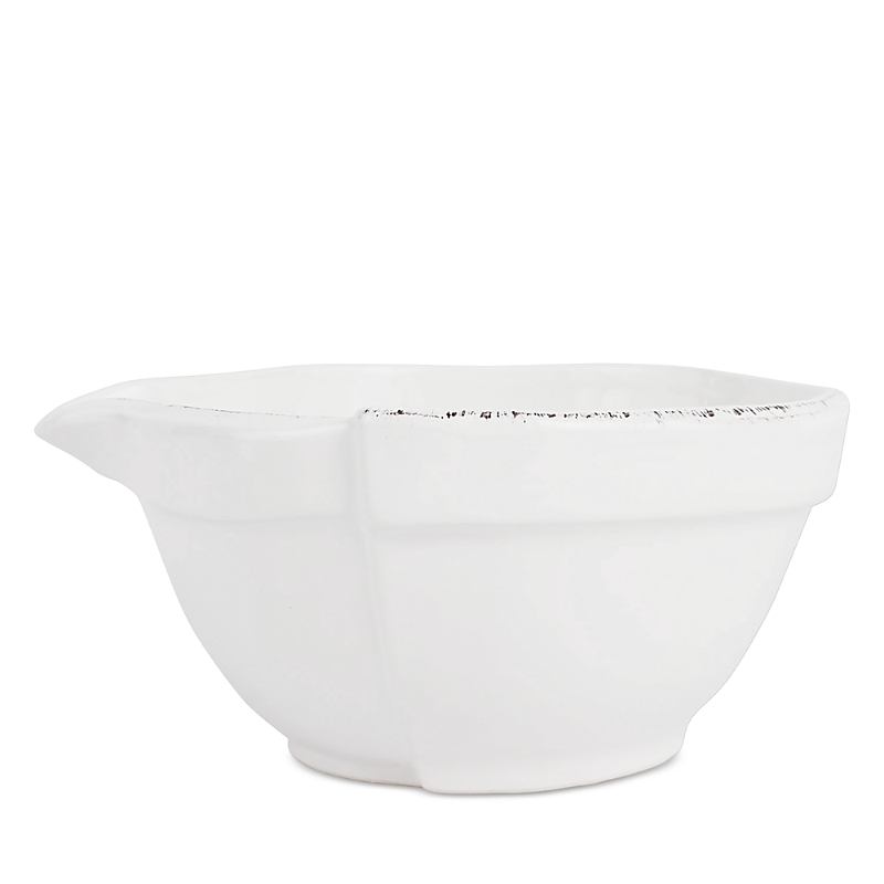 Vietri Lastra White Small Mixing Bowl In White