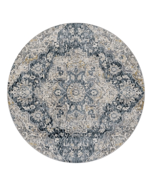 Surya Cardiff Cdf-2307 Round Area Rug, 7'10 X 7'10 In Blue/turquoise
