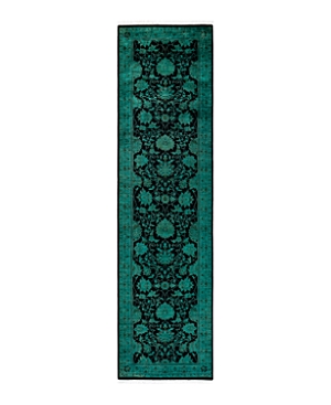 Bloomingdale's Fine Vibrance M1496 Runner Area Rug, 2'7 X 10'3 In Black