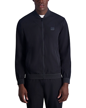 Karl Lagerfeld Bomber Jacket In Black