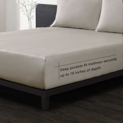 Solid T800 Sateen CVC Sheet Set, Queen