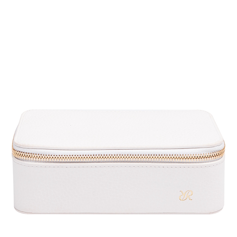 Rapport London Tuxedo Collection Watch And Accessory Zip Case In White