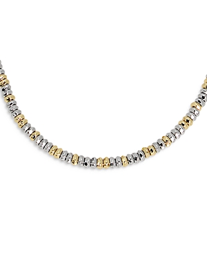 Allsaints Mixed Beaded Collar Necklace, 16 In Gold