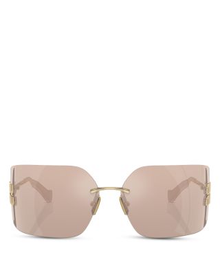 Metal Shield Sunglasses, 80mm