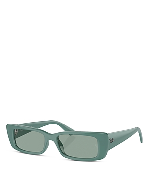 Ray Ban Teru Bio-based Sunglasses Algae Green Frame Green Lenses 54-17 In Green/green Solid