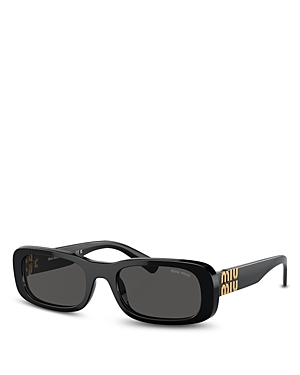 Miu Miu Rectangular Sunglasses, 53mm