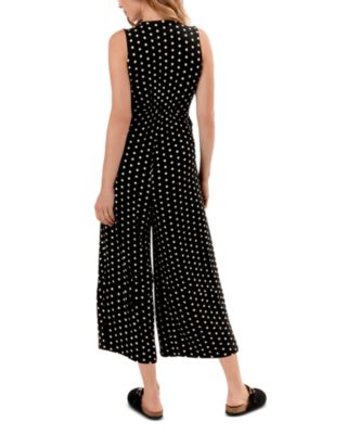 Francesca Cropped Wrap Maternity Jumpsuit