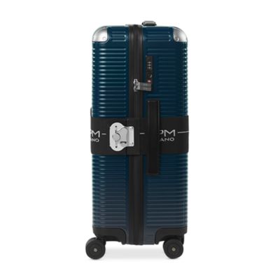 Bank Zip Deluxe Checked Suitcase