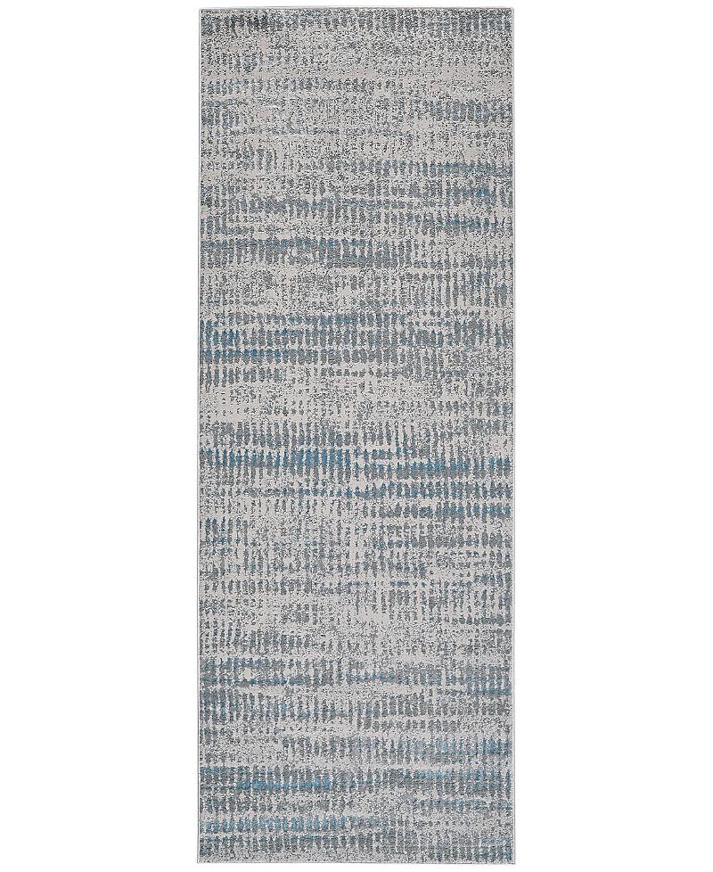 Feizy Azure Azr3402f Runner Area Rug, 2'10 X 7'10 In Blue/gray