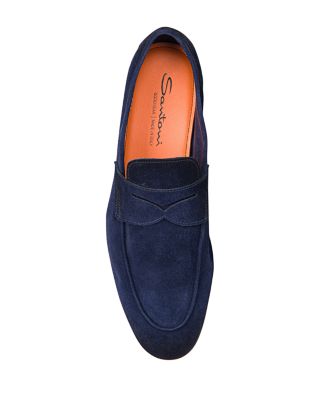 Carlos Suede Penny Loafers