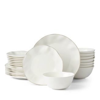 Lenox Blue Bay White 24-Piece Dinnerware Set | Bloomingdale's