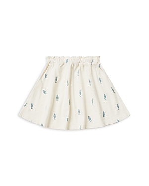 Rylee + Cru Girls' Mae Printed Skirt - Little Kid In Seahorses