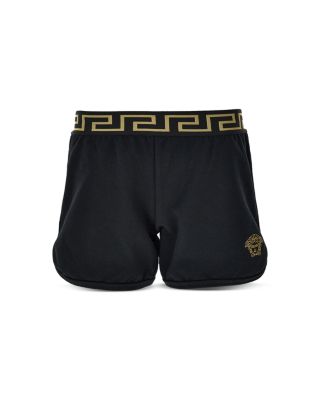 Versace - Girls' Greca Waistband Fleece Shorts - Big Kid