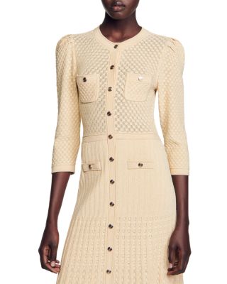 knitted collar midi dress Alexia Admor Women's Tatiana Knit Collar Midi Dress, Black, XS main image 1